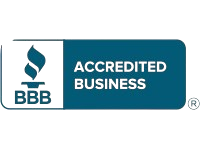 BBB Accredited Business badge (Better Business Bureau accreditation)
